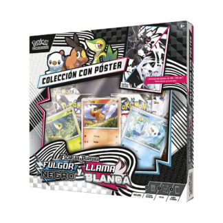 Fulgor Negro y Llama Blanca Colección con Póster Teselia