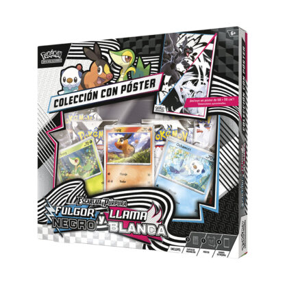 Fulgor Negro y Llama Blanca Colección con Póster Teselia